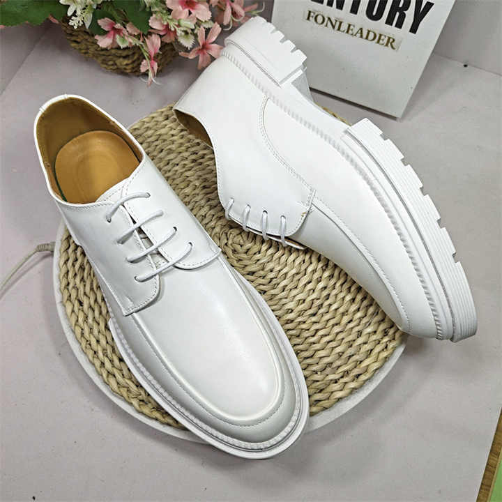 white dress shoes men Men's Handmade Spectator Brogue in and Navy Blue Classic tuxedo style with fashion moc toe design Never crease upper treated with scuff resistant easy clean technology Lace up closure for a secure adjustable fit Premium cushion insole with odor free stitched sole and stapled heel Full size range from 6.5 to 18 in medium and wide widths Color Ferro Aldo Men's Plain Toe