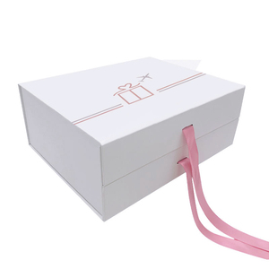 Phụ nữ trắng quà tặng có thể gập lại loạt hộp in Hộp quà tặng của bạn giấy tùy chỉnh đóng cửa từ hộp quà tặng bao bì - Product Image 4