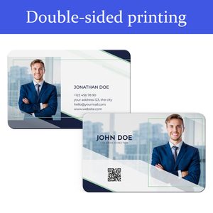 Tarjetas de Visita de PET Grueso para Sublimación, Resistentes al Agua, Imprimibles por Ambos Lados, Personalizables para una Imagen Profesional - Product Image 4