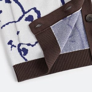 Pull en tricot décontracté à motif géométrique pour <span class=keywords><strong>femme</strong></span>, coupe ample, style mignon et doux, collection automne Collene - Product Image 5