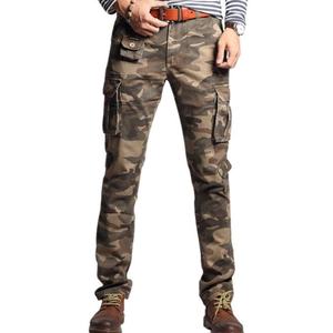 Pantalon cargo multi-poches de voyage et de randonnée OEM pour hommes, avec fermeture éclair amovible - Product Image 4