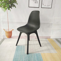 Silla de Comedor de Plástico de Alta Calidad y Excelente Relación Calidad-Precio, Silla Verde para Comedor