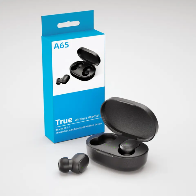 A6S True Wireless LED Digital Display TWS Earbuds A6S Auriculares Wireless Earphones Fones De Ouvido Earbud & In-ear Earphone