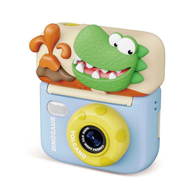 Manufacturer Dinosaur Children Instant Print Camera for Kids HD Mini Camera With Thermal Photo Paper Digital Instant Camera