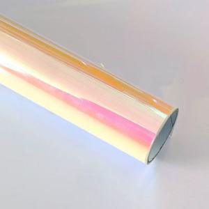 Hiện đại màu xanh lưỡng sắc Holographic Blaze óng ánh cầu vồng trang trí Xây dựng kính tự dính PVC bóng vật liệu Poster - Product Image 2