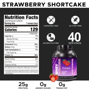 High Quality Private Label Biotin <b>Protein</b> Powder Supports Healthy Metabolism & Lean Muscle Recovery Promote Digestion - Product Image 2