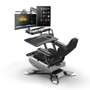 Silla de Juego Ergonómica KSM-GCN2 KSMED con Luces, Altavoces, Reposabrazos Ajustables, Marco Metálico - Silla de Oficina Multifuncional para Juegos - Product Image 3