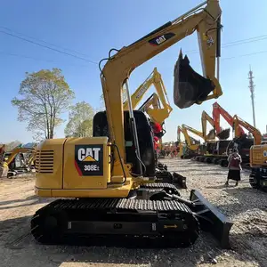 308 Cat 308e Machines de construction d'occasion Excavatrice d'occasion 308 Pompe hydraulique de pelle d'occasion Excavatrice originale de 8 tonnes 1000 heures