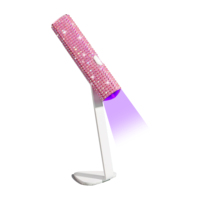 Mini lampe à ongles rose diamant 3W Séchoir à ongles en gel sans fil Câble USB portable Lampe à ongles UV portable avec support magnétique