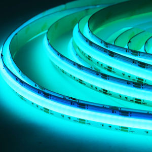 RGBW COB Strip LED Light 672LED/m 24V 12mm Ra90 High CRI Home Decor flessibile RGB + 3000K nastro bianco caldo retroilluminazione TV - Product Image 2