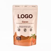 Sachet Doypack Personnalisé Imprimé pour Poudre Protéinée avec Fermeture Zip, Haute Barrière, Qualité Alimentaire