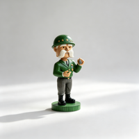Figurine en résine personnalisée, faite à la main, peinte à la main, écologique, réaliste, ange, personnage militaire, décoration de la maison, cadeau