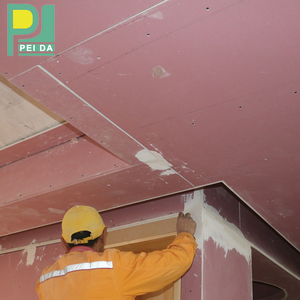 Panneau mural en plâtre ignifuge, plaque <span class=keywords><strong>de</strong></span> plâtre résistante au feu <span class=keywords><strong>avec</strong></span> une bonne isolation acoustique pour la construction <span class=keywords><strong>de</strong></span> bureaux et d'hôtels - Product Image 2