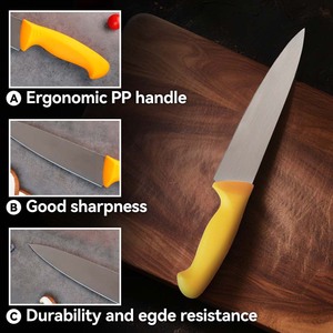 Reclutamento di distributori NSF durevole macellazione affilata macellaio disossante Set di coltelli da cucina per il ristorante dell'hotel - Product Image 5