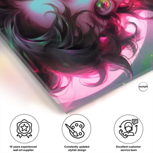 Imagen personalizada, impresiones de Arte de pared de acrílico cuadrado, relación 1:1 con gancho, duradera y elegante decoración del hogar - Product Image 4