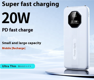 उच्च क्षमता वाला स्लिम ओम/ओडम पोर्टेबल बैंक 20000 मह 30000 माह के नेतृत्व वाले हल्के 4 केबल 22.5 यात्रा आपातकाल के लिए सुपर फास्ट चार्जिंग - Product Image 3