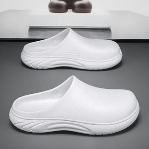 Chef EVA zuecos antideslizantes a prueba de aceite impermeables Zapatillas de casa ligeras cómodas botas de trabajo de seguridad - Product Image 6