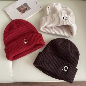 Gorro de lana unisex, gorro de punto, cálido para invierno, resistente al viento, 56-58cm, estilo japonés y coreano, café, caqui, beige, negro, gris - Product Image 3