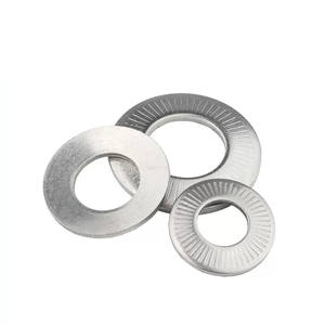 Stainless Steel Bonded Zinc Plain Butterfly Knurled Lock Washer 28mm Industrial Automotive Parts Self Locking Gasket <strong>Disc</strong> <strong>Spring</strong> - Product Image 2