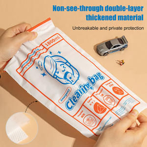Bolsas de Vómito Desechables de Plástico Naranja de 1800ml para Náuseas y Enfermedades por Aire, Ideales para Viajes en Coche - Venta al por Mayor Personalizada de Proveedor Líder - Product Image 4