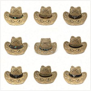 New Style Comfortable Feather Cowboy <b>Hat</b> with Mexican <b>Straw</b> Sun <b>Hat</b> Design for Travel Fishing Sports & Casual Use-Four Seasons - Product Image 6