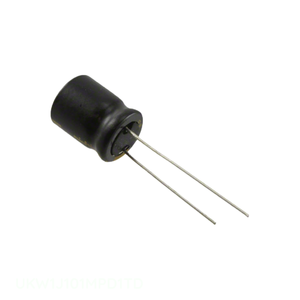 Distribuidor Autorizado UKW1J101MPD1TD Condensador de Aluminio de 100uF 20% 63V RADIAL TH 100 uF - Product Image 1