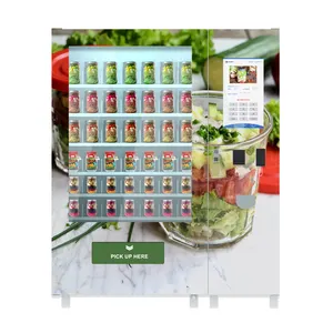 Winnsen Kotak Sayuran Segar Pengiriman Makanan Oleh Robot Lengan Buah Mesin Penjual Salad Bar dengan Remote Control
