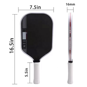 Raquette Ben Johns Pro IV 16 mm d'épaisseur, approuvée par l'USAPA, technologie antichoc en nid d'abeille GEN 4 utilisant la fibre de carbone Toray T700 - Product Image 2