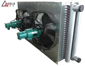 定制铜材料hvc风冷冷凝器吹风热交换器