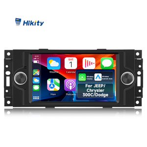 Autoradio Android Hikity 4+64G 6,2 pouces pour <span class=keywords><strong>Chrysler</strong></span> Dodge Jeep avec CarPlay/Android Auto sans fil, WiFi/GPS, vente en gros OEM - Product Image 1