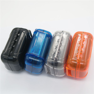 Abs Earphone Storage Case For Earbuds Blue Black Orange Transparent Headphone <b>Cable</b> Box - Product Image 5