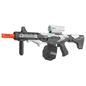 Fantascientifico elettrico M416 <span class=keywords><strong>per</strong></span> pistola giocattolo <span class=keywords><strong>per</strong></span> <span class=keywords><strong>ragazzi</strong></span> 90cm doppia modalità ABS tamburo di plastica alimentato da caricatore EN71 giocattolo elettronico sicuro <span class=keywords><strong>per</strong></span> bambini - Product Image 6