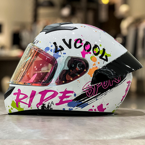 Mũ bảo hiểm đua xe địa hình full face độc đáo, chất liệu ABS, đạt chuẩn <span class=keywords><strong>DOT</strong></span>, dành cho xe tay ga, cỡ XL, bảo vệ khi đi xe máy - Product Image 5