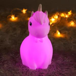 Lampe LED rechargeable mignonne pour chambre d'enfant, <span class=keywords><strong>veilleuse</strong></span> USB, petite lampe d'ambiance <span class=keywords><strong>licorne</strong></span>, cadeau unique personnalisé - Product Image 3