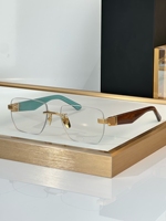 Monturas de Gafas Vintage de Lujo, Monturas Ópticas para Miopía, para Hombre y Mujer, Monturas de Gafas Cuadradas sin Aro de Acetato