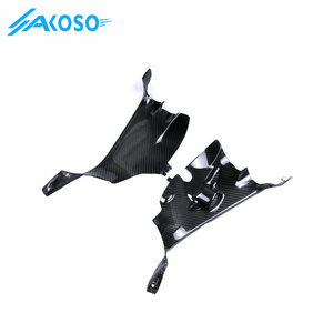 AKOSO 3K 3*3 fibra de carbono motocicleta carenado lateral modificado forro frontal para <span class=keywords><strong>Ducati</strong></span> Panigale V4 V4S <span class=keywords><strong>V4R</strong></span> 2018 + - Product Image 1