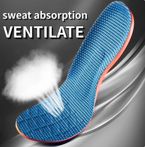 Semelles de sport pour chaussures, absorption des chocs, désodorisantes, respirantes, coussinets de course pour hommes et femmes, semelles orthopédiques - Product Image 3