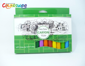 Tissu <span class=keywords><strong>Textile</strong></span> Crayon Tissu Pastel À L'huile 12 Couleurs de Crayon Ensemble - Product Image 1