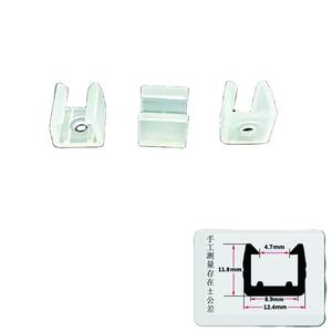 Boucle d'installation pour néon LED Gloriva 6*12mm en PVC, lumière du jour 6000K, pour publicité, forme mini transparente, garantie 2 ans - Product Image 2