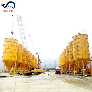 Kustomisasi khusus merek SDCAD 1000 80 ton di dubai 20 ton 120 ton semen bubuk silo