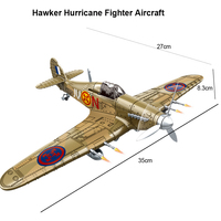 Ensemble de blocs de construction d'avion de chasse P-38 Lightning de la Seconde Guerre mondiale, modèle d'avion historique à l'échelle 1:35, briques de construction DIY, jouet de construction