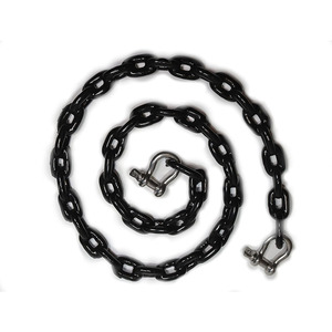 Chaînes d'ancre marine à maillons cloutés, galvanisées au zinc, soudées, pour la remorquage de navires, chaînes forgées et chariots - Product Image 1