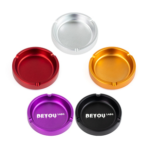 ที่เขี่ยบุหรี่อะลูมิเนียมทรงกลม BEYOU LABS ดีไซน์มินิมอล มีหลายสีให้เลือก สำหรับบ้าน สำนักงาน บาร์ คาเฟ่ - Product Image 1