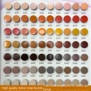 Logo personalizzato in lega di zinco eco-friendly pulsanti <span class=keywords><strong>a</strong></span> scatto piatto con paillettes decorazione per abbigliamento <span class=keywords><strong>4</strong></span> parti premono colorati - Product Image 3