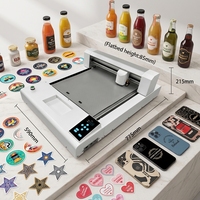 NUOYU 4030C Nuevo Plotter de Corte de Contorno de Cama Plana, Máquina de Troquelado Automática para Pegatinas y Etiquetas (Corte Kiss Cut y Cut), 2 Años de Garantía