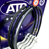 Segment de piston ATC 4D33 pour moteur Mitsubishi 4 cylindres. Diamètre du cylindre : 108 mm. Bague d'étanchéité ME996378 ME999871 ME016895 ME18280 MD322783