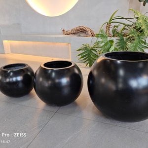 Direct Factory's Modern Shape Fiberglass Flower Pots Lightweight Large Garden <b>Decor</b> Home <b>Nursery</b> Floor Shopping Mall Small - Product Image 3