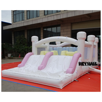 Parcours d'obstacles gonflables pour grands enfants, couleurs personnalisées, location pour fêtes, château gonflable commercial en PVC, installation facile, livraison gratuite