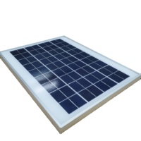 Vente en gros directe d'usine de panneaux solaires polycristallins de type N à 19% efficacité longue durée de vie 10W 15W 20W 18V en verre 12V