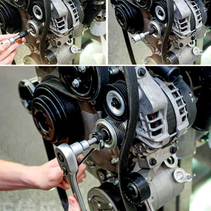 Podofo 13Pcs Alternator Freewheel Pulley <b>Removal</b> Socket Spline Star Bit Tool Set for BMW Mercedes Ford Renault VAG Wholesale - Product Image 3